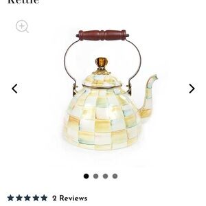Mackenzie Childs 3 qt tea kettle.
